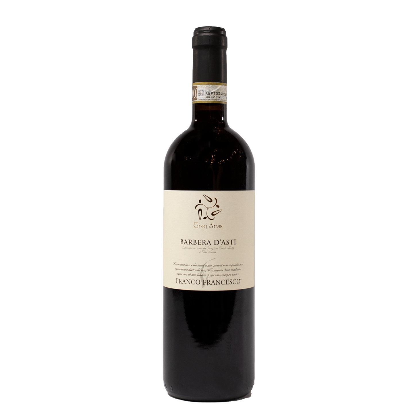 Franco Francesco Barbera D'Asti Superior 'Trej Amis'